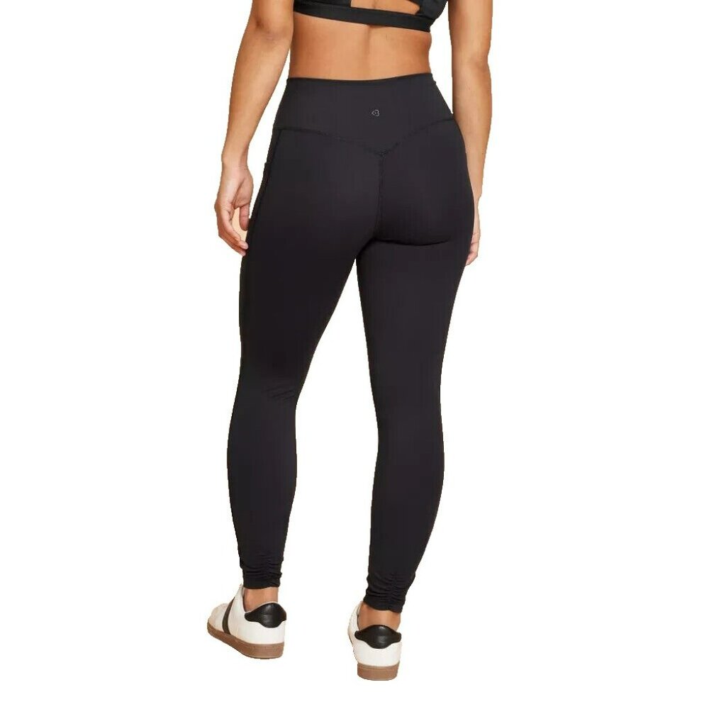 Women's Black High-Waisted Leggings - Picture 2 of 7